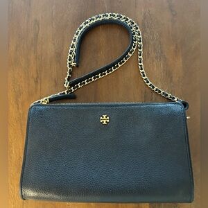 Tory Burch Black Leather Crossbody